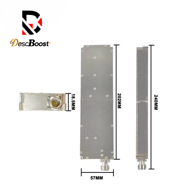 Customizable 100W GaN RF Amplifier Module 1.2GHz Wideband High Power UAV Wireless DC 24-32V DESCBOOST DXK-100W-RFM Low Noise