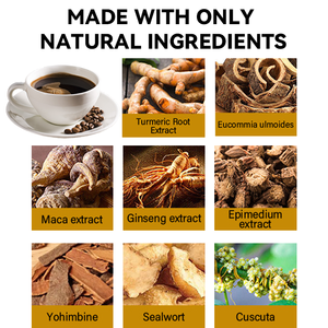 Greenpie Tongkat Ali Maca Reishi Nấm cà phê nhân sâm đỏ nam cung cấp năng lượng bổ sung cà phê nam - Product Image 3