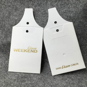 Ensemble d'étiquettes en papier lin comprenant une étiquette en papier bleu et un sac de rechange pour boutons en papier bleu pour jeans pour hommes - Product Image 4