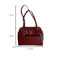Sac fourre-tout vintage coréen grande capacité pour femme, à bandoulière, en polyester, avec fermeture éclair, polyvalent, nouvelle collection automne 2025