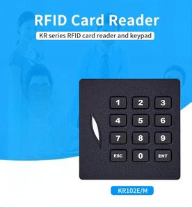 ZK KR102E KR102M ABS 방수 위건 26/34 키패드 <span class=keywords><strong>RFID</strong></span> NFC 125kHz/13.56MHz ISO 14443A 3-5cm 판독 액세스 제어 카드 리더기 - Product Image 6
