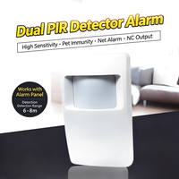 Détecteur PIR filaire 12V à infrarouge passif avec support pour alarme antivol