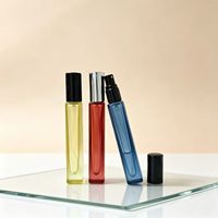 Flacon de parfum carré vide en verre DongFang Glass TXZ-730 10ml 15ml 20ml avec pompe pulvérisatrice, diffuseur à bâtonnets, anti-fuite, sérigraphié