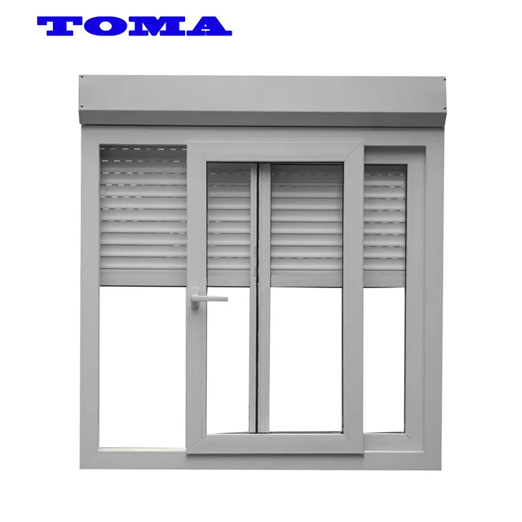 Puertas y ventanas enrollables AS2047, persiana enrollable de aluminio, para apartamentos y hoteles