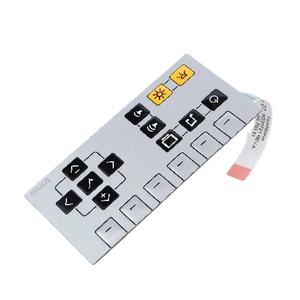 Walico, interruptor de teclado de membrana personalizado de alta calidad, cúpula táctil en relieve con superposición gráfica de PC PET para control remoto - Product Image 1