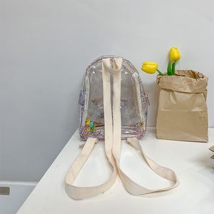 Mini Minnie Cartoon lucente PVC TPU magica <span class=keywords><strong>scuola</strong></span> zaino impermeabile e Glitter gelatina borsa con paillettes per i bambini <span class=keywords><strong>di</strong></span> ritorno a <span class=keywords><strong>scuola</strong></span> - Product Image 4