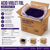 LIECHEN Colorant Acide Violet FBL pour Impression Textile, Poudre Colorante V-48 pour Tissus Polyester et Laine, Teinture Vêtements Acide Violet Lotus CAS