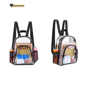 Custom Wholesale Student Oxford Cloth Transparent Heavy Duty Unisex <b>Mini</b> <b>Backpack</b> Stadium Approved School Bag Outdoor Use - Product Image 2