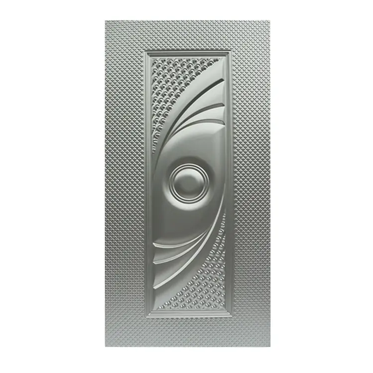 High Quality Luxury Style Fancy Steel Exterior Door Skin Hdf Metal Door Skin