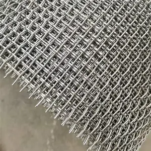 2 4 5 6 8 Mesh 304 316 Stainless Steel Crimped Wire Mesh For Mining