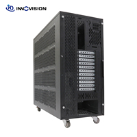 Station de travail d'apprentissage en profondeur à grande échelle prise en charge 4*5090 cartes Gpu 2 * ATX PSU tour refroidissement liquide boîtier de serveur GPU