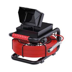 Caméra d'inspection de tuyau IP68 Endoscope industriel de <span class=keywords><strong>canalisation</strong></span> d'égout de vidange avec moniteur 4.3 et câble en fibre de verre de <span class=keywords><strong>20m</strong></span> - Product Image 1
