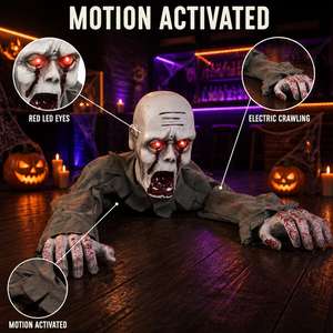 Decoración de Halloween Fantasma Reptante Activado por Movimiento Accesorio de Terror Juguete para Casa Embrujada Fiesta Bar - Product Image 3