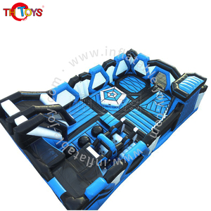 Riesige 50x25m Outdoor Fun City Aufblasbarer Hüpf spielplatz für Kinder Erwachsene Manifold Slide Park Funktionen zum Verkauf Castle Sea - Product Image 3