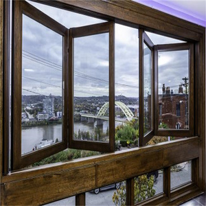 Façades Meilleure vente NFRC Fenêtre en verre isolé insonorisé Fenêtres pliantes en aluminium - Product Image 4