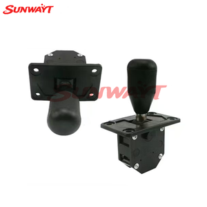 Manette de jeu d'arcade à monnayeur pour jeu de course de voitures avec levier de vitesses et stick de direction - Product Image 4