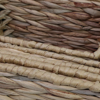 Panier à linge tissé petit panier tissé avec couvercle