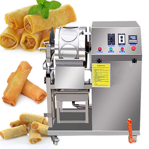 Automatic 304 Stainless Steel Multifunctional Crepe Spring Roll & Injera Making <b>Machine</b> with Motor 20 PCS/MIN Capacity - Product Image 1