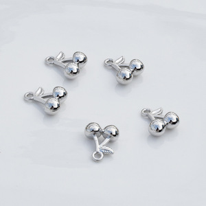 Composants de bijoux en alliage plaqué or et argent pour la fabrication de boucles d'oreilles, accessoires DIY, forme ronde GJ60 - Product Image 3