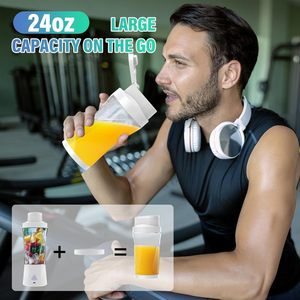 Liquidificador Portátil Elétrico de 700ml para Esportes, Extrator de Suco Lento, Mixer e <span class=keywords><strong>Shaker</strong></span> de Proteína - Mais Vendido da Fábrica - Product Image 4