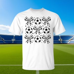 T-shirt Coquette Bow à manches courtes et col rond, imprimé numérique, unisexe, pour adultes, sports et jeux - Product Image 3