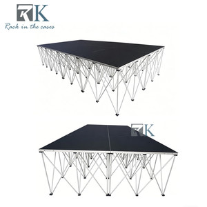 Plataforma de Escenario Desmontable con Base de Aluminio Tipo Araña y Estuche de Transporte - Product Image 1