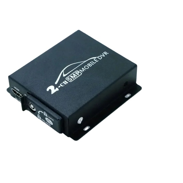 Newest 2CH MINI Mobile DVR Recorder Real-time HD 1080P 2-Channel SD Support 128GB CVBS/AHD 5MP Vehicle Car Remote Control H264
