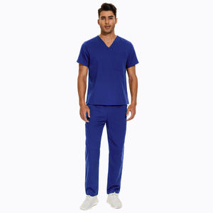 Tenues médicales brodées avec logo, tissu extensible luxueusement doux, pour infirmières, personnel de salon, tenues d'infirmière, ensembles de tenues extensibles grandes tailles - Product Image 4