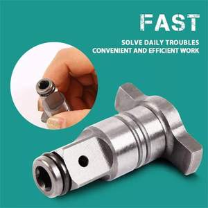 Image Electric Wrench Adapter 1/4 Inch T-Handle Multi Functional Drill Bit Conversion Head For Power <b>Tools</b> - Product Image 3