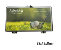 Marqueur de balle de Golf magnétique personnalisé de haute qualité marqueur de balle magnétique pince à chapeau accessoires de Golf Souvenir