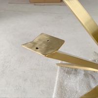 Pied de meuble Acier Métal Pied de table araignée Intérieur Extérieur Café Table à manger Base Prix d'usine Or Carton Fer Contemporain