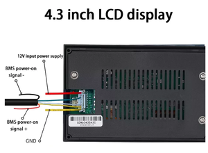 หน้าจอ LCD JK ขนาด 2 นิ้ว <span class=keywords><strong>3.2</strong></span> นิ้ว 4.3 นิ้ว รุ่น V19 อะแดปเตอร์ JK BMS สำหรับ JK BMS - Product Image 4