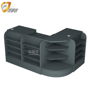 Mostrador de Caja para Supermercado, Ecológico, de Madera, Personalizado, <span class=keywords><strong>en</strong></span> Forma de <span class=keywords><strong>U</strong></span>, Color Blanco, Combinación Simple para Tienda - Product Image 2