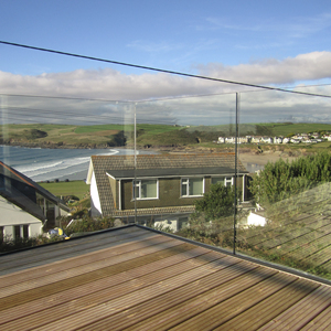 Lumière LED extérieure en aluminium et verre, balustrade en verre en forme de <span class=keywords><strong>U</strong></span>, garde-corps en verre pour terrasses et balcons - Product Image 4