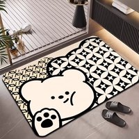 Tapis de sol de salle de bain HM 2,5 mm à séchage rapide, écologique, adapté aux animaux, en caoutchouc absorbant l'eau, antidérapant, durable, marque privée OEM