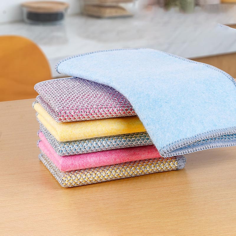 Produktbild von Edelstahl-Schrubberpads – Robust, Rostfrei, Mit Griff, Für Töpfe, Pfannen & Kochgeschirr – 2 Größen (145 G / 50 G)