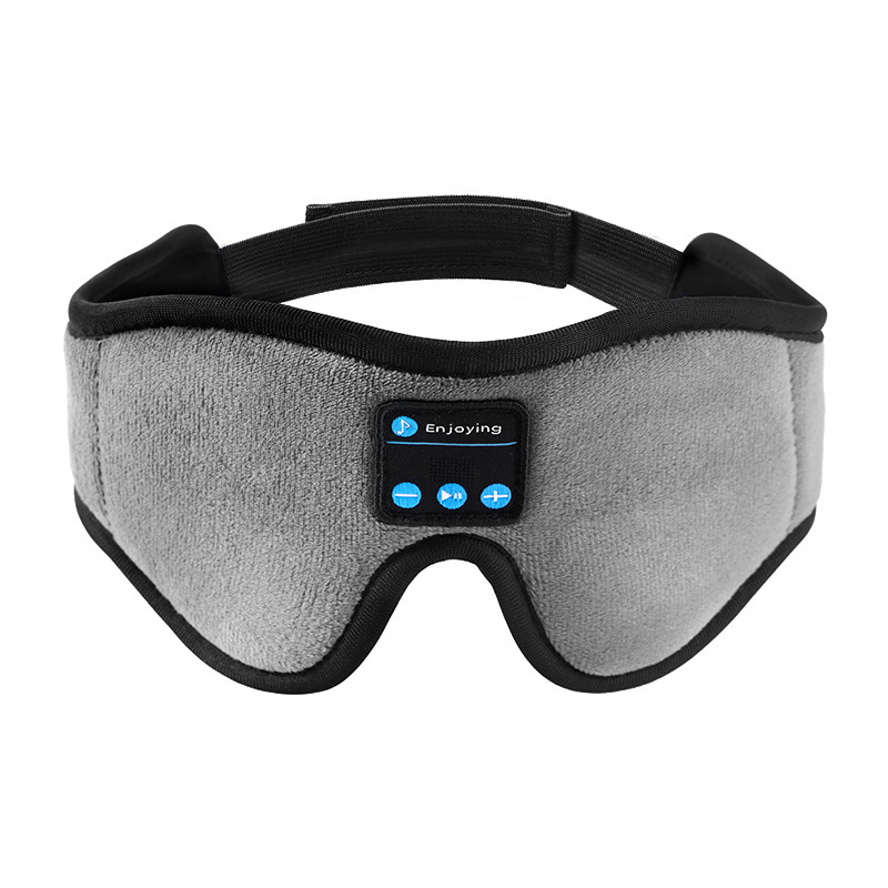 Wireless Bluetooth 5.0 Sleep Mask – Washable 3D Eye Mask with Built-In Earphones & Massage - View 3