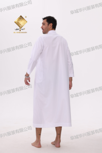 Al haramain เสื้อคลุมมุสลิมแบรนด์หรูสำหรับผู้ชายเสื้อผ้ามุสลิมแบบดั้งเดิมขนาดใหญ่ขายส่ง - Product Image 4