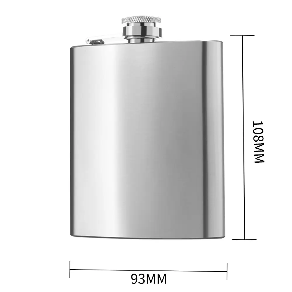 Custom Whisky Leakproof Drinking Liquor Flask 5oz 6oz 7oz 8oz 9oz Aço Inoxidável Álcool Camping Pocket Hip Flask