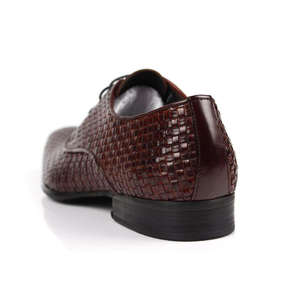 Zapatos Oxford de Cordones Hechos a Mano de Alta Calidad para Hombres de Negocios Formales, Zapatos de Cuero de Lujo con Material de Cuero Genuino - Product Image 4