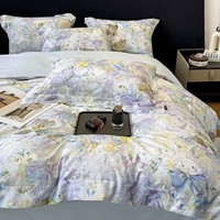 Vente en gros de parures de lit imprimées en 3D, impression numérique, motif personnalisé, ensemble de draps et de housse de couette, fourniture d'usine
