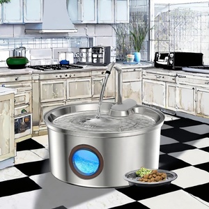 <span class=keywords><strong>Meilleure</strong></span> <span class=keywords><strong>Fontaine</strong></span> à <span class=keywords><strong>Eau</strong></span> Automatique Portable Écologique Moderne et Durable pour Animaux de Compagnie 3.2L en Acier Inoxydable pour <span class=keywords><strong>Chat</strong></span>, <span class=keywords><strong>Silencieuse</strong></span>, Alimentation USB - Product Image 3