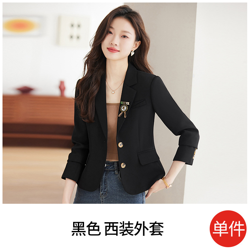 black suit