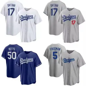 2024 Los Angeles 17 Shohei Ohtani 50 Mookie Betts 22 Clayton Kershaw 5 Freddie Freeman MLBB Sublimated Stitched Baseball Jerseys