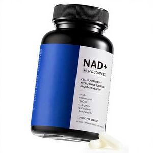 Cápsulas de NAD+ para Hombres - 60 Cápsulas Vegetales, 24 Meses de Duración, Antioxidante, Apoyo a la Belleza, 2 Cápsulas Diarias - Más Vendidas - Product Image 1