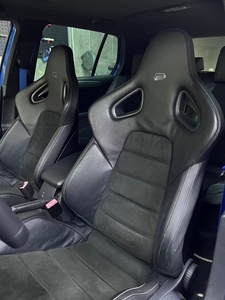 Sedile da Corsa in Pelle <span class=keywords><strong>Beige</strong></span> Scuro Personalizzato per <span class=keywords><strong>Sedili</strong></span> Golf R20, Sedile Sportivo per Auto da Corsa R20 - Product Image 2