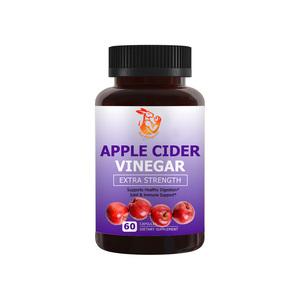 Capsules de Vinaigre de Cidre de Pomme en Gros (OEM) avec Vitamine D3 et Zinc pour la Gestion de l'Appétit et la Gestion Corporelle - Product Image 1