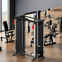 Équipement de gymnastique commerciale Machine de fitness tout-en-un support multifonction avec entraîneur de câble croisé et entraîneur Smith