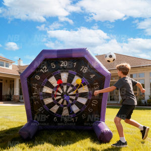 מסחרי חזק pvc מותאם אישית מתנפחים כדורגל משחק <span class=keywords><strong>dart</strong></span> עבור משחק מתנפחים חיצוני - Product Image 2