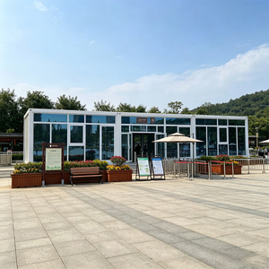Casa Modular con Fachada de Vidrio para Centro de Visitantes de Zonas Turísticas y <span class=keywords><strong>Caseta</strong></span> de Información de Parques - Product Image 1